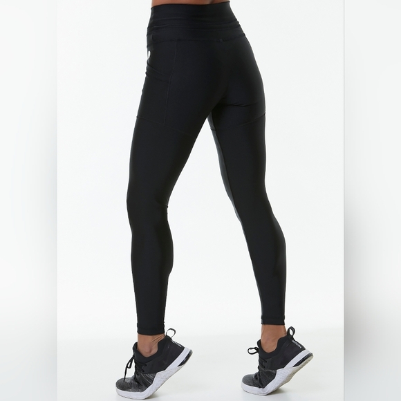 Black Full-Length Athletic Leggings - Picture 4 of 5